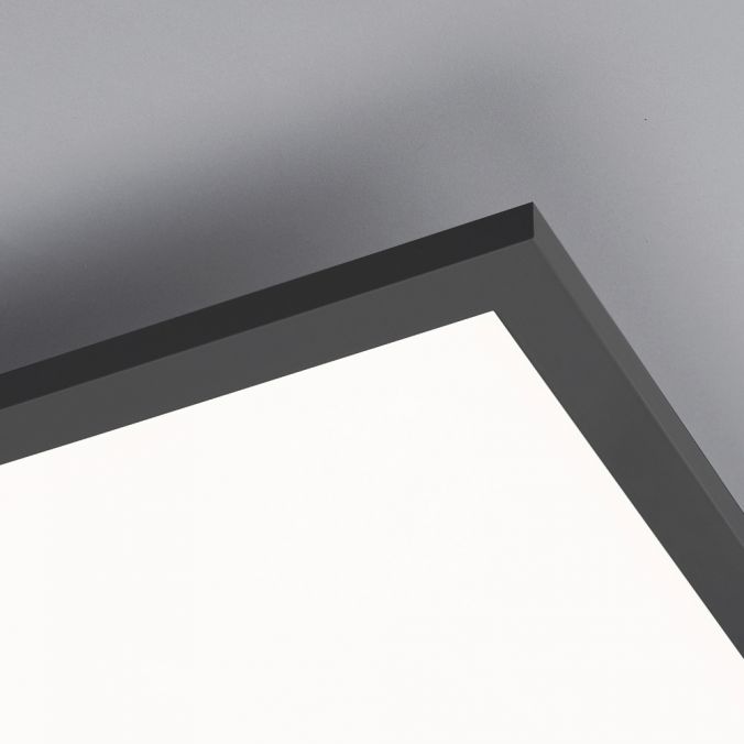 Paul Neuhaus LED Panel, Rahmen schwarz, dimmbar, CCT Lichtfarbsteuerung, quadratisch Günstig kaufen