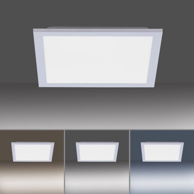 Paul Neuhaus LED-Deckenleuchte, 29,5x29,5cm, CCT gesteuert, dimmbar, Panel Versandkostenfrei