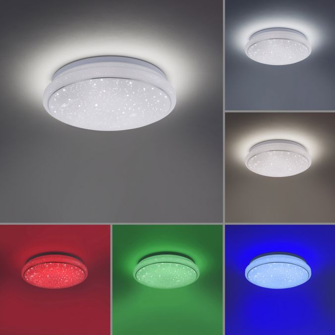 Paul Neuhaus LED Deckenleuchte, Smart Home, RGB Farbwechsel, dimmbar, Lichtfarbsteuerung Online Shopping