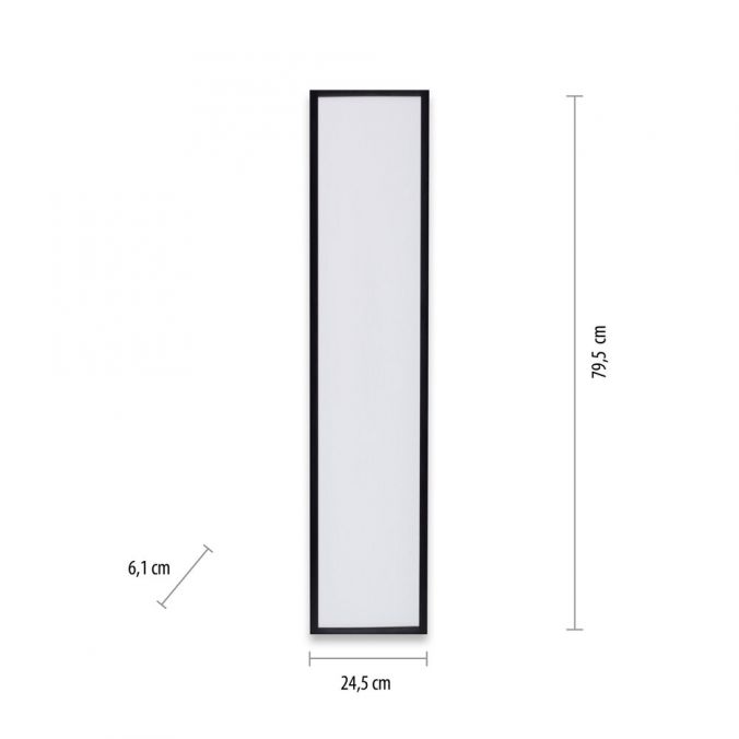 Paul Neuhaus LED Panel, Deckenleuchte, flach, schwarz, rechteckig,flat Exklusivangebot