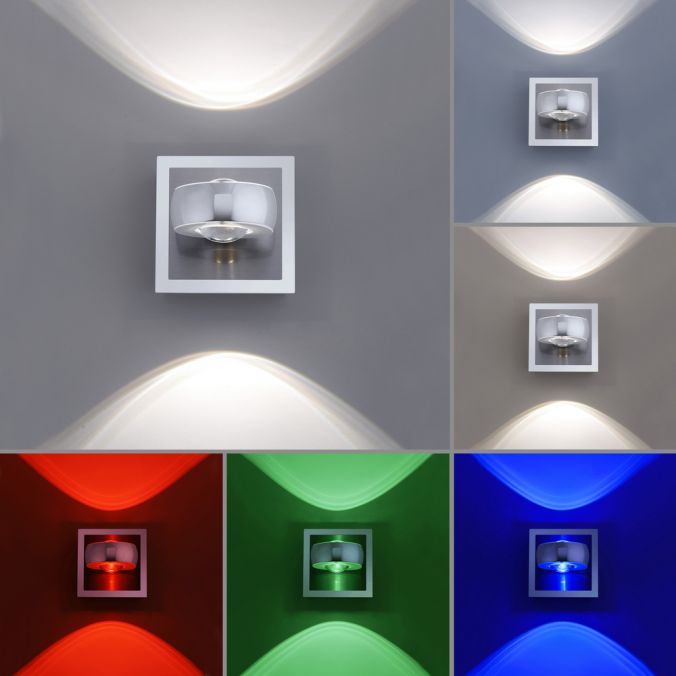 Paul Neuhaus LED-Wandleuchte, Smart-Home, Fernbedienung, Farbwechsel, dimmbar, modern Cyber Monday
