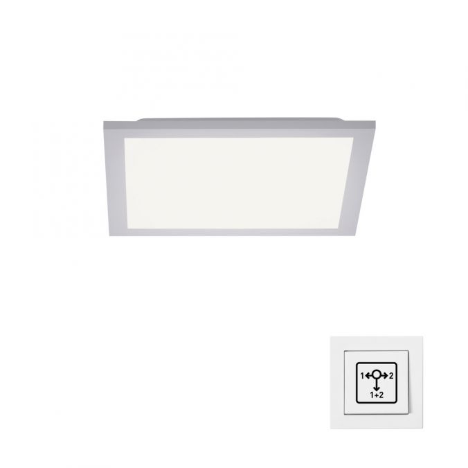 Paul Neuhaus LED Panel, weiss, 29,5x29,5, 3000K warmweiss, Memory Funktion