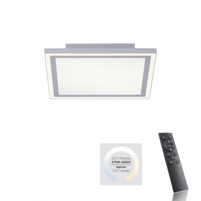 Paul Neuhaus LED Panel, Deckenleuchte, weiß, dimmbar, Farbtemperatursteuerung