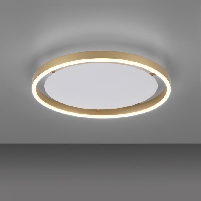 Paul Neuhaus LED Deckenleuchte messing matt rund Ø40cm dimmbar Switchmo warmweiß Bestseller
