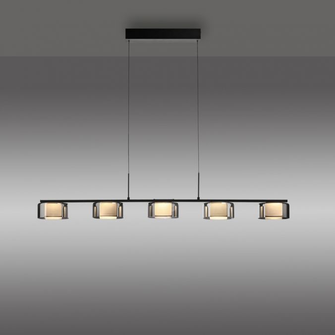 Paul Neuhaus LED Pendelleuchte RIKA schwarz dimmbar höhenverstellbar Memoryfunktion Kauf eins, bekomm eins gratis