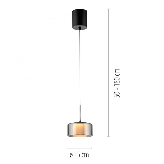 Paul Neuhaus Pendelleuchte LED RIKA 1 flammig schwarz Comfort Lift Simply Dim Riesige Ersparnisse