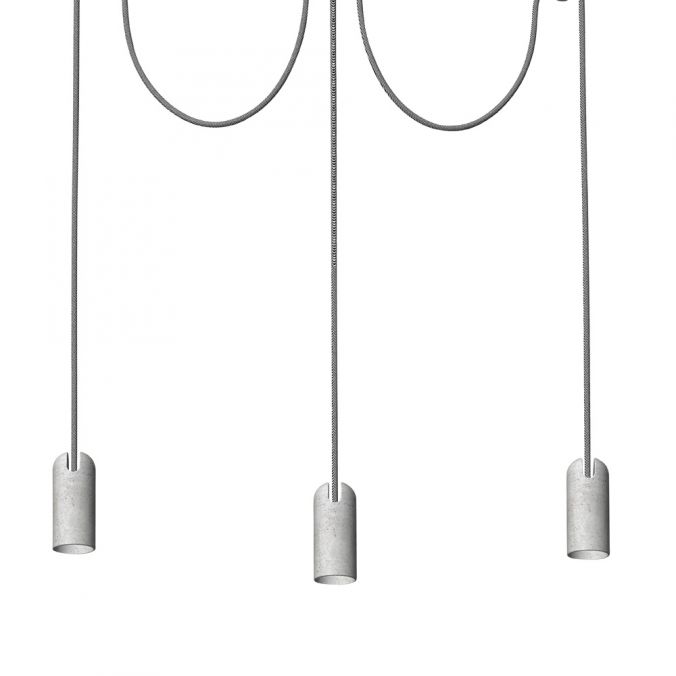Paul Neuhaus Pendelleuchte, Betonoptik, E27 Fassung, Industrial Stil, modernes Design Tiefpreis