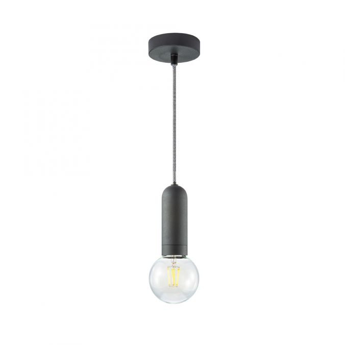 Paul Neuhaus Pendelleuchte, schwarz, E27, Industrial Stil, Rustikal, Retro-Stil