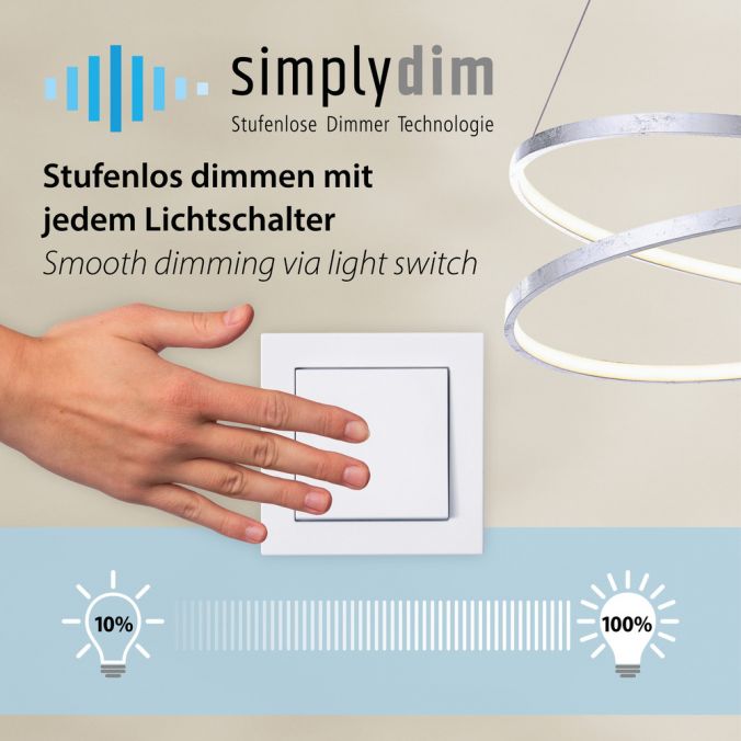 Paul Neuhaus LED Pendelleuchte 40x40 weiss rund dimmbar Memoryfunktion modern Bis zu 60% Rabatt