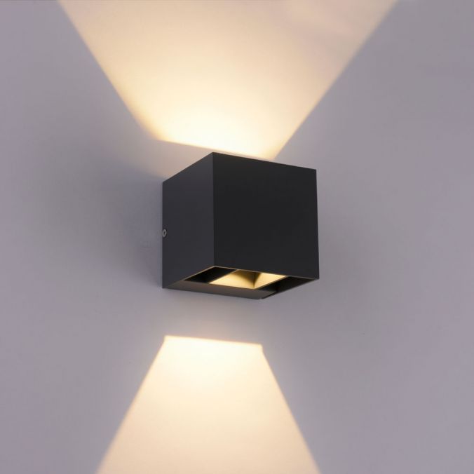 Paul Neuhaus LED-Wandleuchte, anthrazit, IP 54, warmweiß, 3000 Kelvin, Abstrahlwinkel einstellbar Bis zu 55% Rabatt