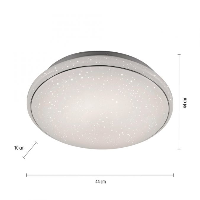 Paul Neuhaus LED Deckenleuchte Ø44cm rund Sternenhimmel Farbwechsel CCT Memoryfunktion 50% Rabatt mit kostenlosem Versand