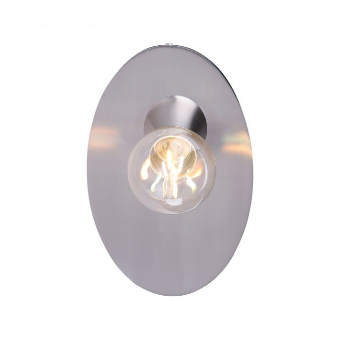 Paul Neuhaus Deckenleuchte, stahlfarben, Industrial Stil, ovale Form, E27 Fassung Outlet