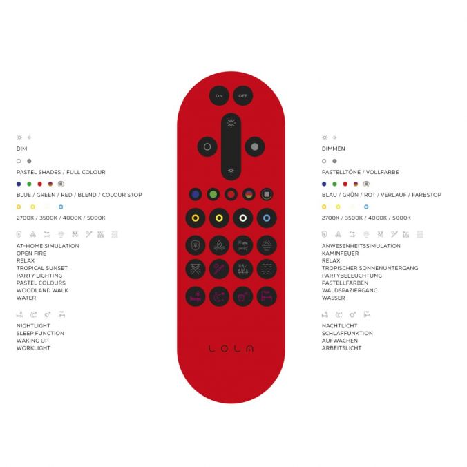 Paul Neuhaus LED-Deckenleuchte, stahlfarben, 4-flammig, modern, Fernbedienung, dimmbar im Angebot