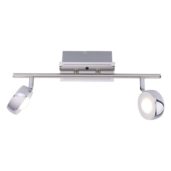 Paul Neuhaus LED-Deckenleuchte, 2 flexible Leuchtspots, inkl. Fernbedienung, dimmbar