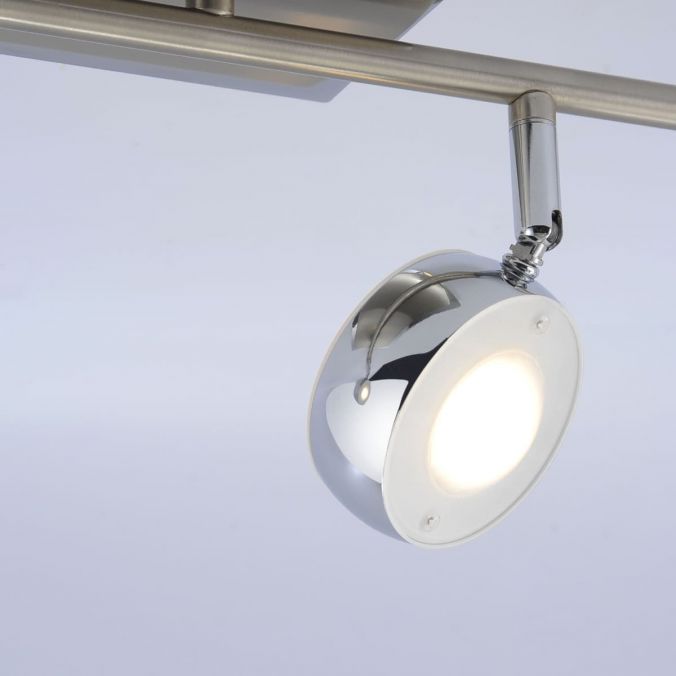 Paul Neuhaus LED-Deckenleuchte, 2 flexible Leuchtspots, inkl. Fernbedienung, dimmbar Fabrikverkauf