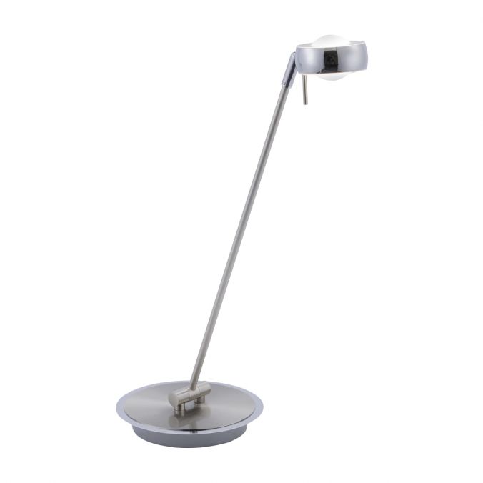 Paul Neuhaus LED-Tischleuchte in Stahl mit Lichtfarbsteuerung und RGB Farbwechsel inkl. Fernbedienung mit Dimmfunktion