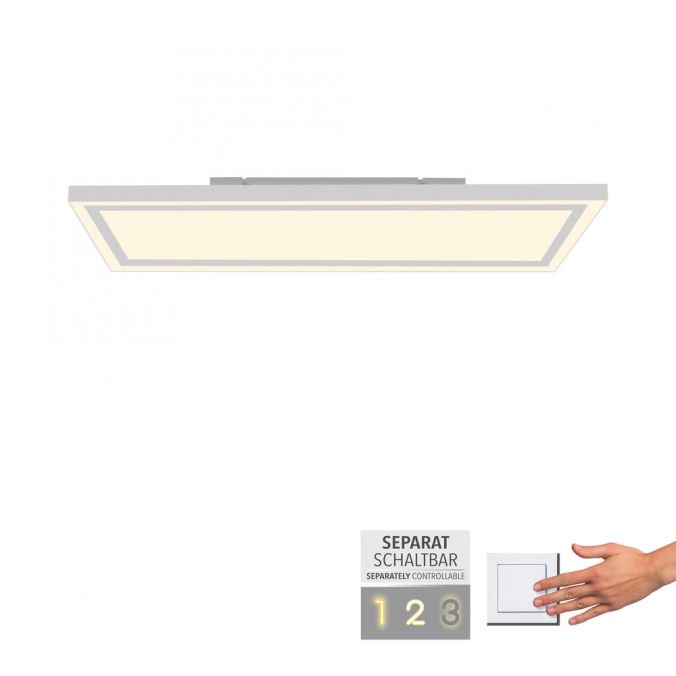 Paul Neuhaus LED Deckenleuchte weiß Serienschalter Memoryfunktion warmweiß Licht