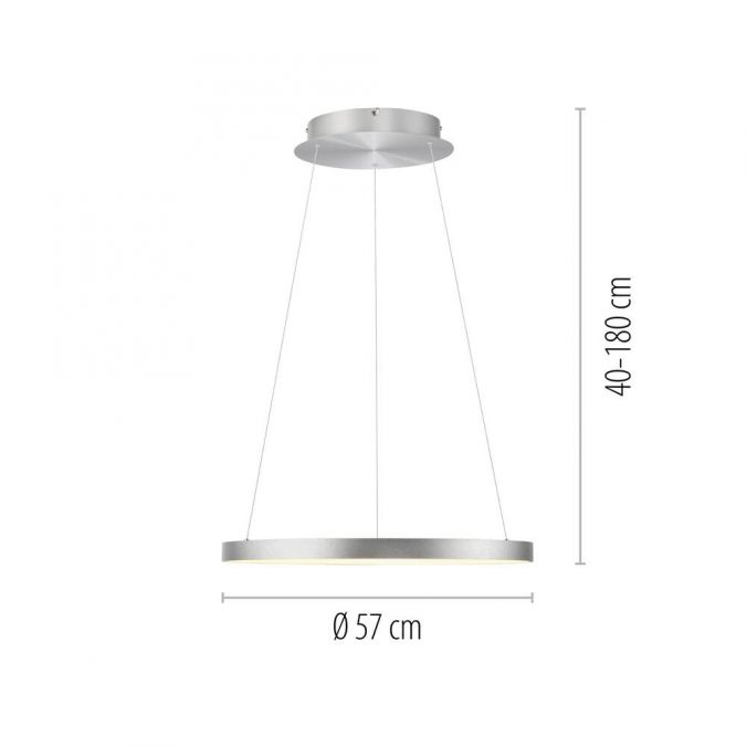 Paul Neuhaus LED Pendelleuchte aluminium höhenverstellbar dimmbar Memoryfunktion Zeitlich begrenztes Angebot