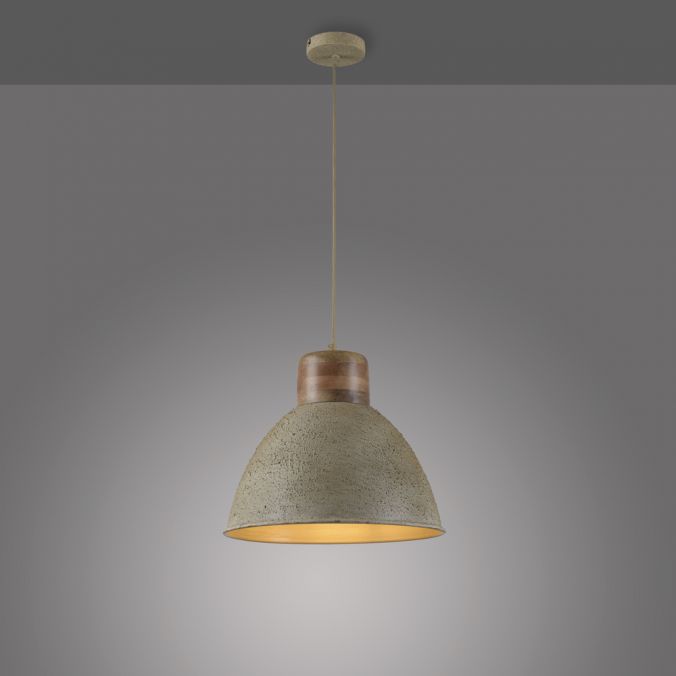 Paul Neuhaus LED Pendellampe 1 flammig beige retro schwenkbar Industrie Style Große Rabatte