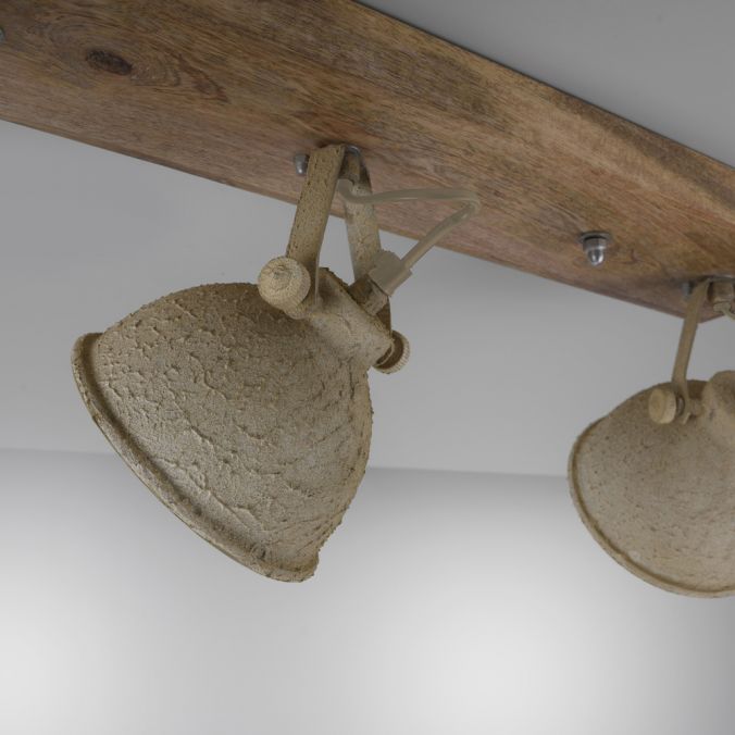 Paul Neuhaus LED Deckenlampe 3 flammig beige retro schwenkbar Industrie Style Neuheiten