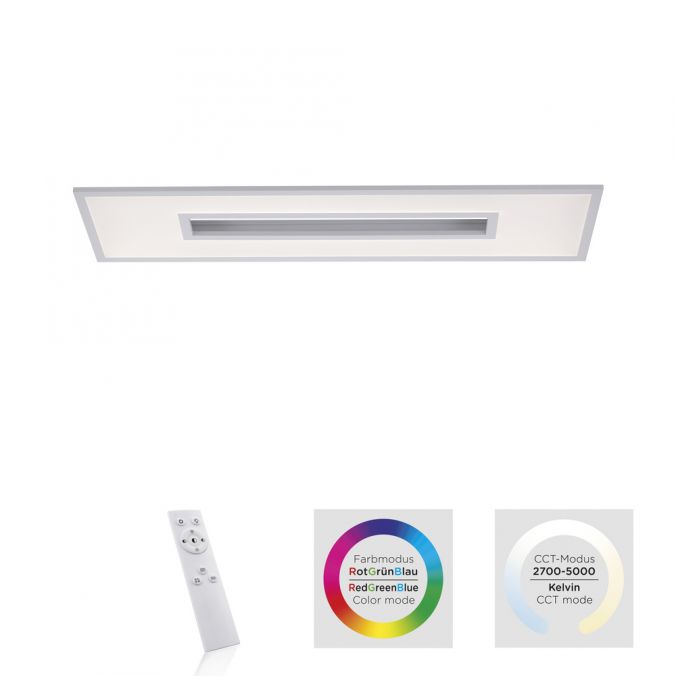 Paul Neuhaus LED Panel, weiß, rechteckig, Cut Out, dimmbar, inkl. Fernbedienung, modern