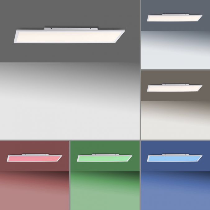 Paul Neuhaus LED Panel, Deckenleuchte, weiß, 100x25 cm, dimmbar, Smart-Home JETZT KAUFEN
