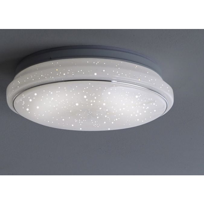 Paul Neuhaus LED Deckenleuchte Ø35cm rund Sternenhimmel Farbwechsel CCT Memoryfunktion Neueste Stile