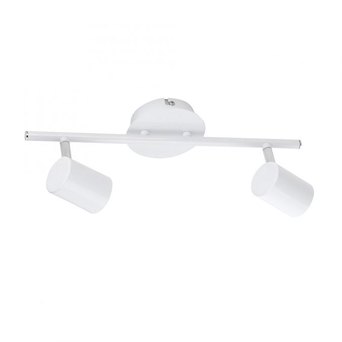 Paul Neuhaus LED-Deckenleuchte, weiß, 2 verstellbare Leuchtköpfe, warmweiße Lichtfarbe