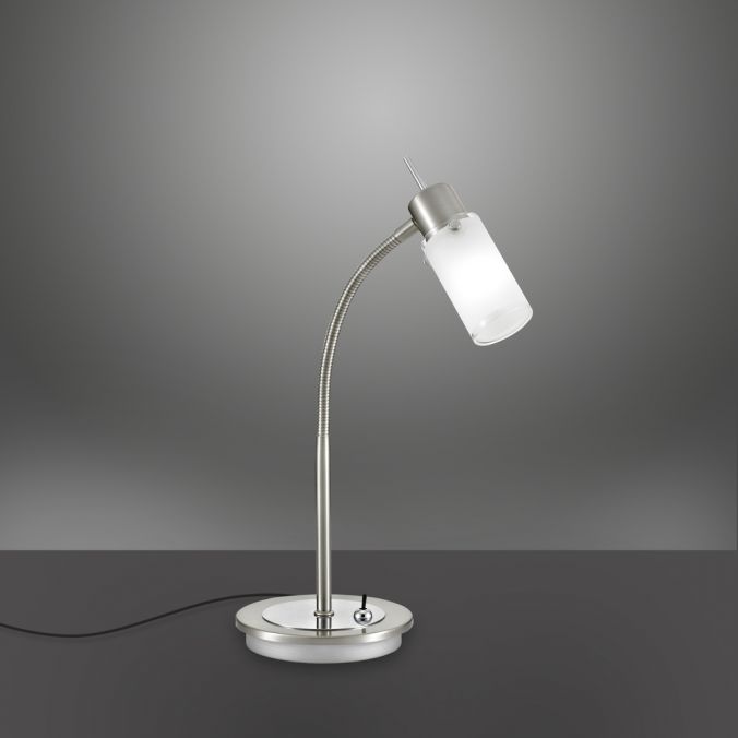 Paul Neuhaus LED-Tischleuchte, stahl, inkl. Kippschalter, modern, inkl. Glasschirm 2025