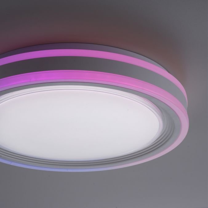 Paul Neuhaus LED Deckenleuchte 40x40cm rund weiß dimmbar Farbspiel CCT LED Panel Blitzverkäufe