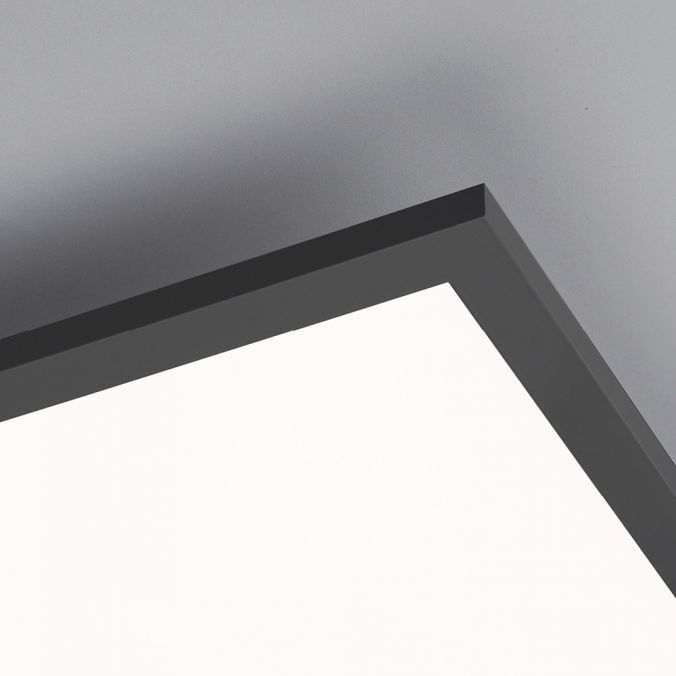Paul Neuhaus LED Panel, schwarz, 100x25cm, CCT Farbsteuerung, dimmbar, Fernbedienung Großer Ausverkauf