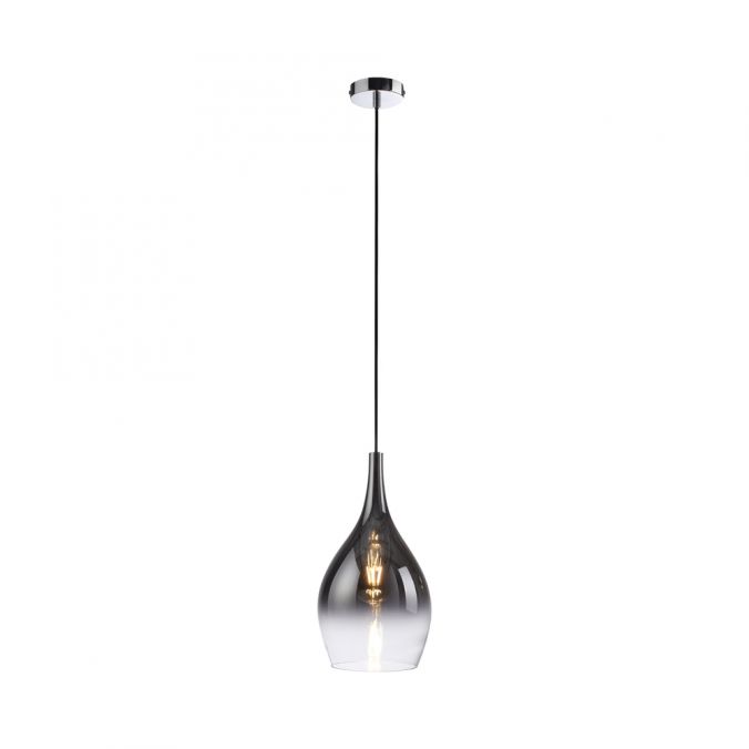 Paul Neuhaus LED Pendelleuchte 1 flammig schwarz verchromt Farbverlauf Esstischlampe Flash Sale