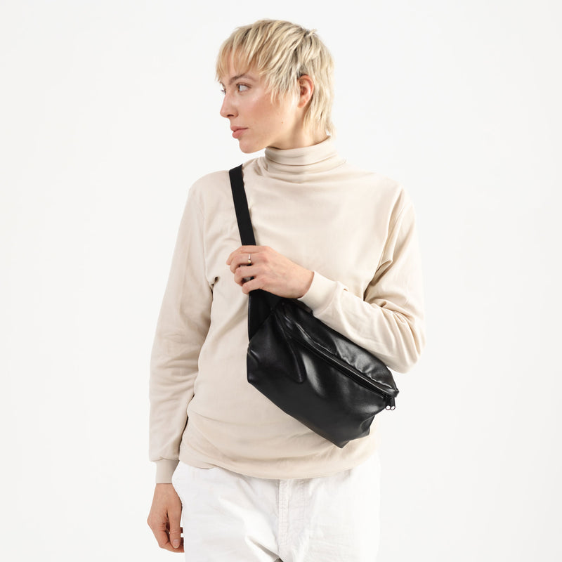 PP Berlin Bauchtasche groß, Kunstleder, Damen Herren Unisex Schlussverkauf