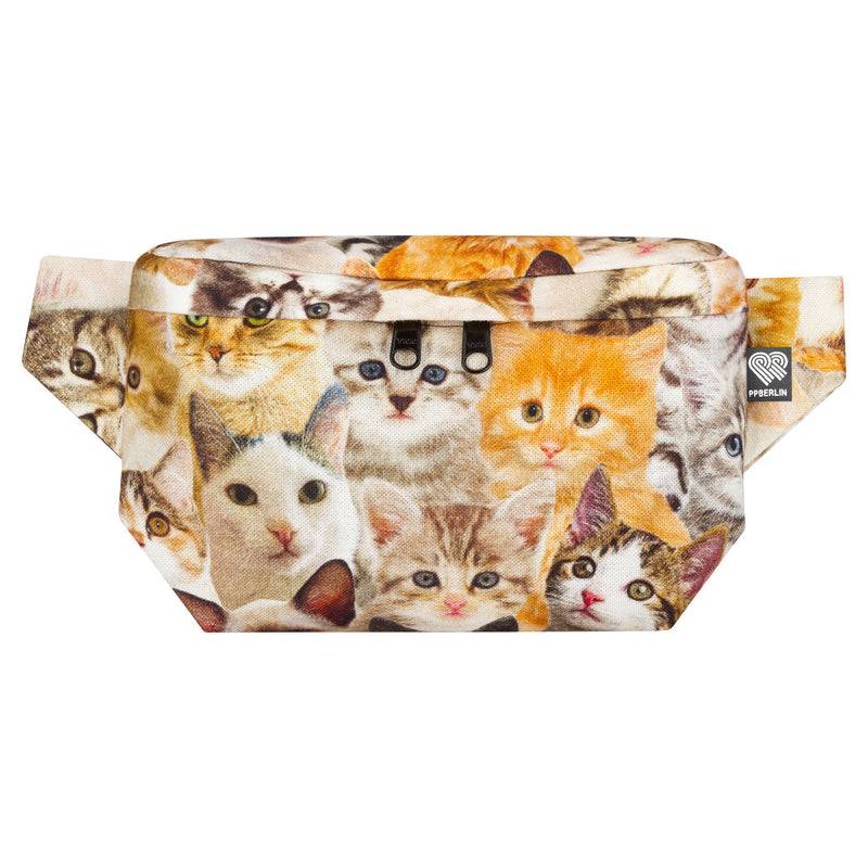 PP Berlin Bauchtasche eckig, Canvas Stoff mit Motiv, Damen Herren Unisex Begrenztes Angebot