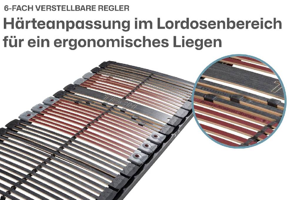 ﻿Ravensberger Matratzen Lattenrost BeCo Premium Tech 42 Verstellbar Vierteljährliche Förderung