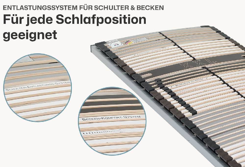 Ravensberger Matratzen Lattenrost Medi-XXL 42 Starr Riesige Rabatte