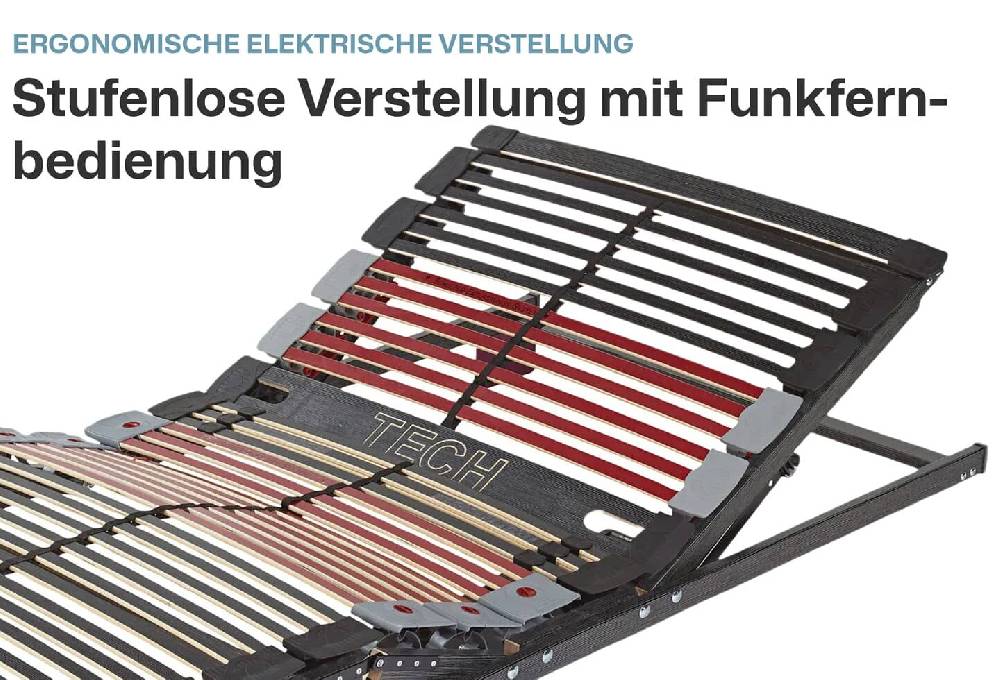 Ravensberger Matratzen Lattenrost BeCo Premium Tech 42 Elektro Kostenloser Versand international