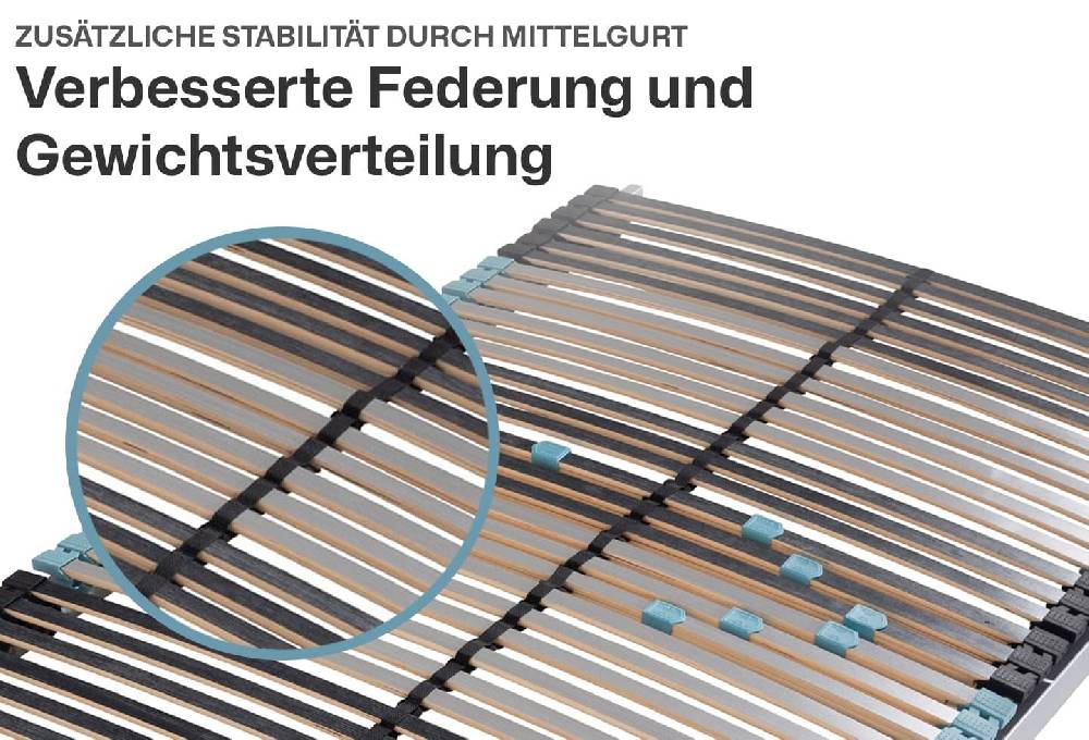 Ravensberger Matratzen Lattenrost BeCo Masterflex 42 XXL Starr Fabrikladen