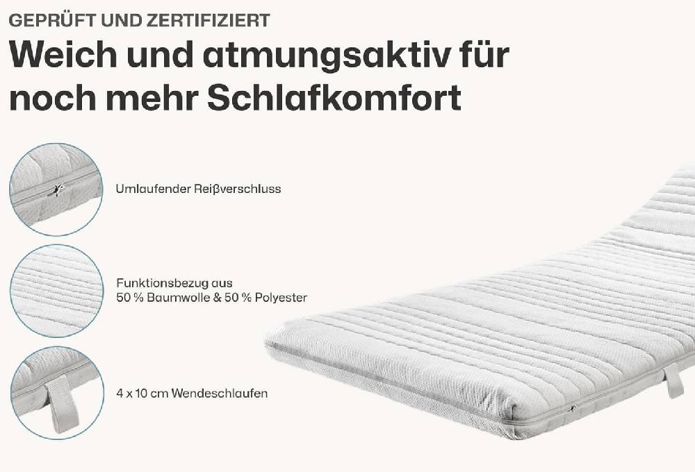 Ravensberger Matratzen Latextopper Natura-LUX zollfrei
