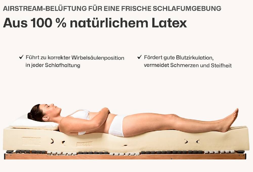 Ravensberger Matratzen Latexmatratze Ergo-NATURA Fabrik Onlineshop