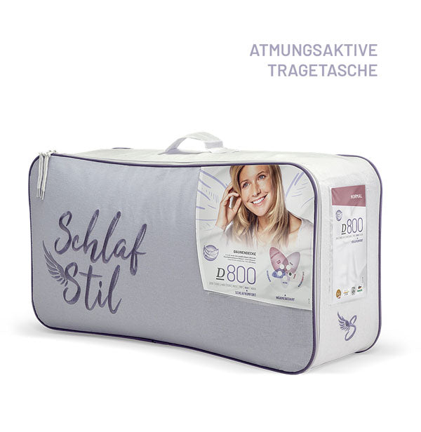 Schlafstil Gänsedaunenbettdecke Schlafstil D800, 100% Prachtgänsedaunen Discount Store für neue Produkte