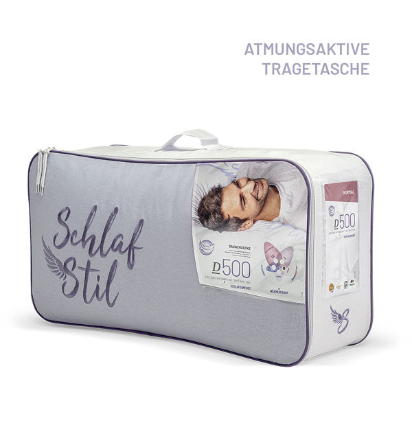 Schlafstil Daunenbettdecke Schlafstil D500, 100 % Daunen Black Friday Preise