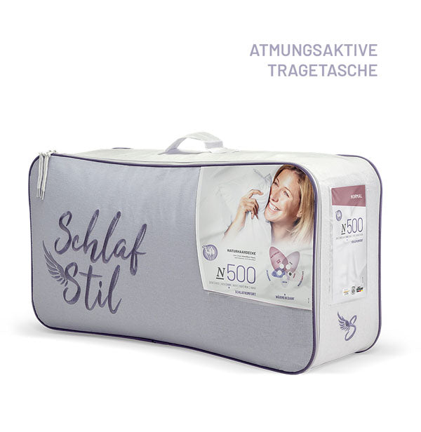 Schlafstil Kamelhaarbettdecke Schlafstil N500, feinster Kamelhaar Flaum 100 % Kamelhaar zollfrei