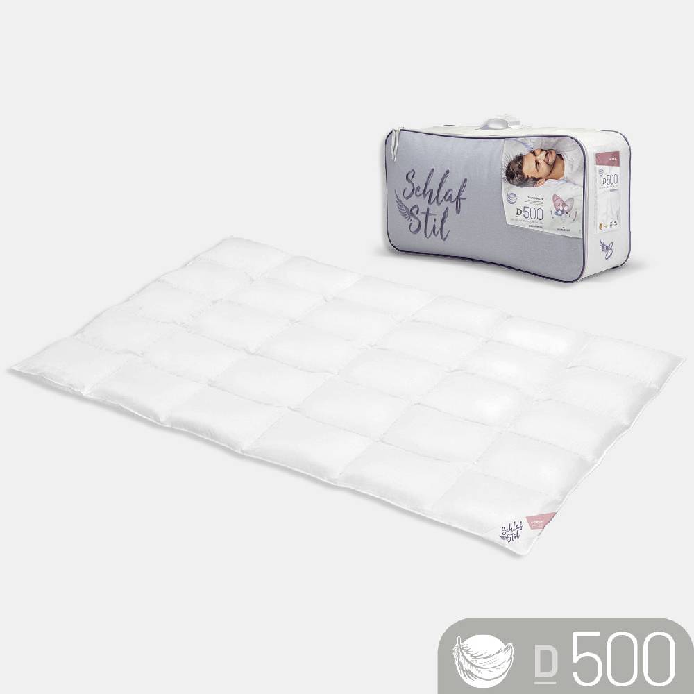 Schlafstil Daunenbettdecke Schlafstil D500, 100 % Daunen Black Friday Preise