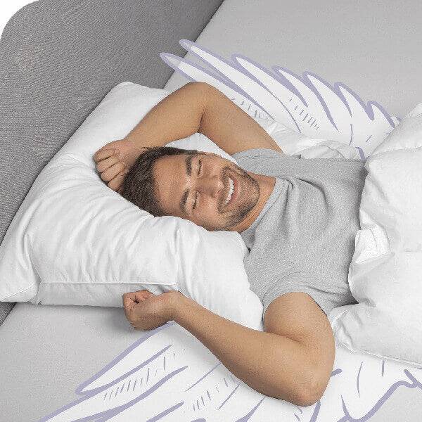 Schlafstil Daunenkissen 3-Kammer Schlafstil D600, 90 % Gänsedaunen / 10 % Gänsefedern (Außen) Sonderangebot der Fabrik