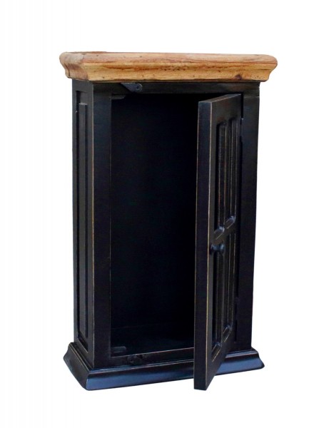 Sit Möbel Bäder-Set (CORSICA) 18005-00 (schwarz mit honigfarbiger Deckplatte) Clearance-Verkauf