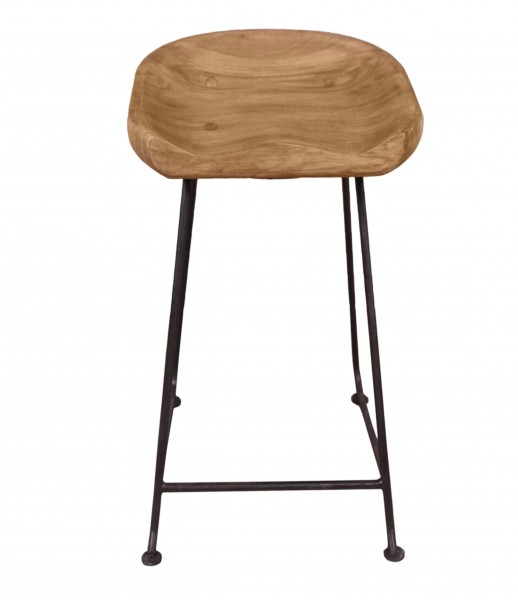 Sit Möbel Barhocker (NATURAL EDGE) 11846-01 (natur und schwarz) 50% Rabatt für begrenzte Zeit