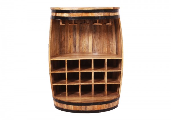 Sit Möbel Barschrank (RUSTIC) 01936-04 (natur antik mit antikschwarzen Beschlägen) Verkauf