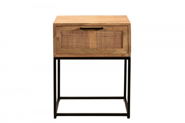 Sit Möbel Beistelltisch (CANE) 14156-01 (natur, Gestell schwarz) Angebote