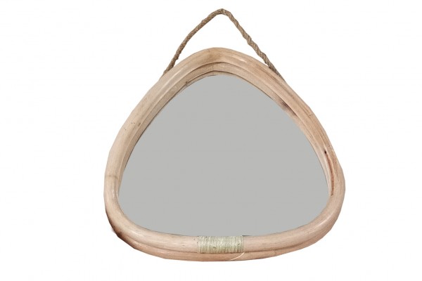 Sit Möbel Spiegel, dreieckig, mit abgerundeten Ecken (RATTAN) 05352-01 (natur) Saisonschlussverkauf